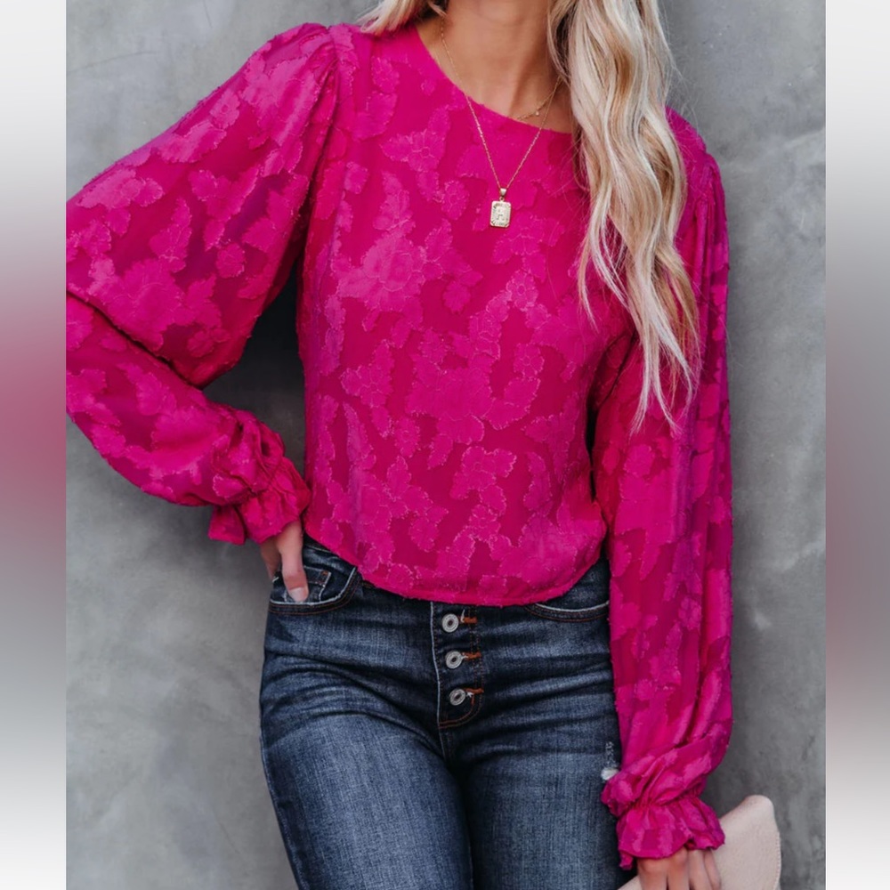 Fun pink BARBIE top!